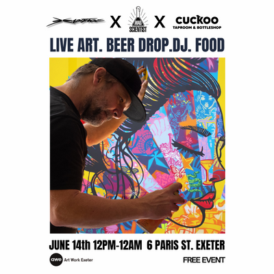 Exeter Artweek | LIVE spray painting and DJ