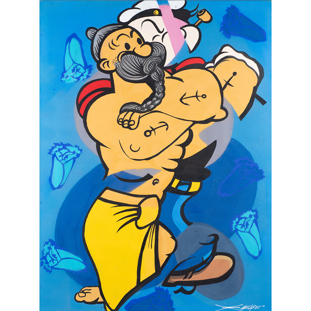 Health Guru-Popeye - Original Canvas