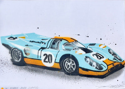 Limited Edition 917 Porsche Le Mans Car Stencil