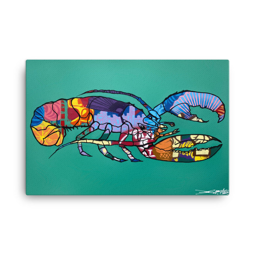 The Lobster of Lobster Bay - Canvas Print Large