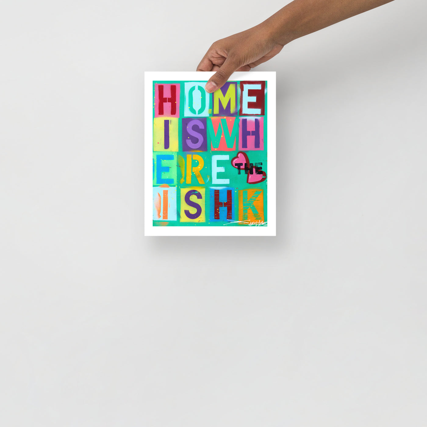 Home Is Where The Heart Is HK - Poster Print