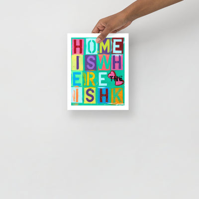 Home Is Where The Heart Is HK - Poster Print